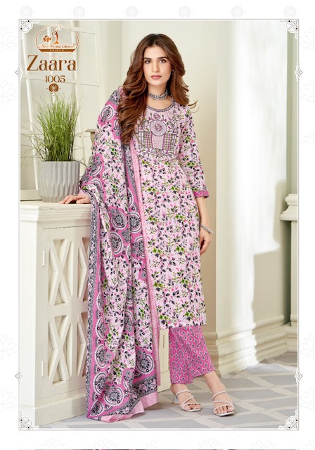 Zaara Vol 1 By Miss World Slub Cotton Dress Material Wholesale Shop In Surat